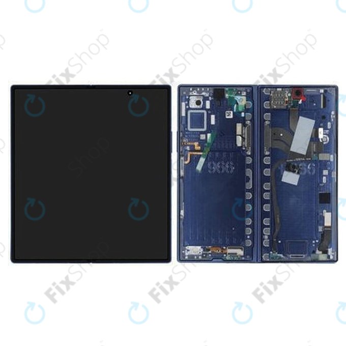 Wyświetlacz OLED dla Samsung Z Fold 7 F966B, Blue Shadow, Ekran dotykowy z ramką