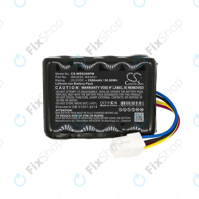 Bateria do Worx Landroid S-series, WR-series, 50032492, 50032774, WA3230, WA3231, 2500mAh, HQ