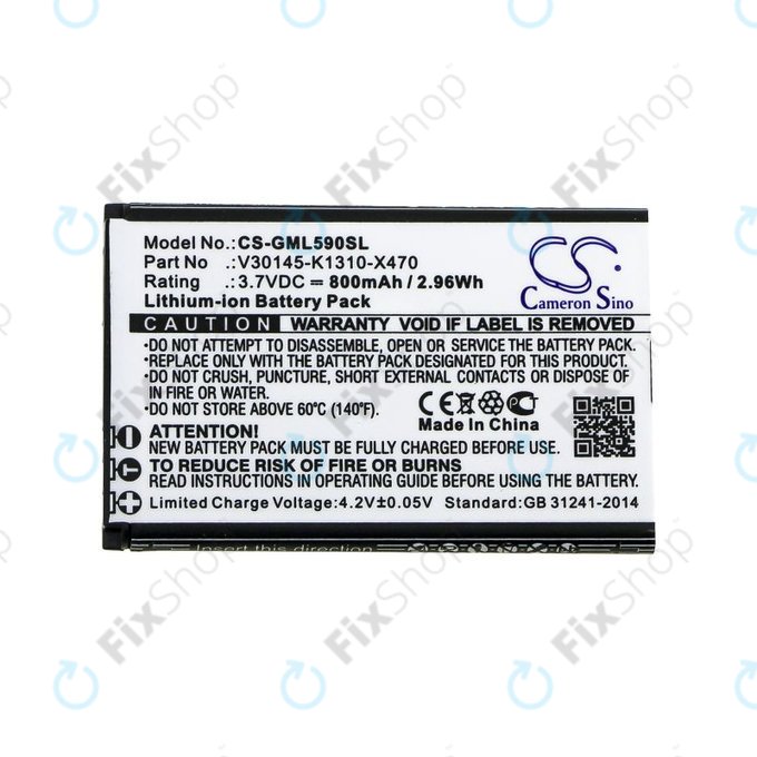 Bateria do Saiet Lumina, Ready, Single, Brondi Amico Favoloso, Gigaset GI390, 590, 800mAh, Li-Ion, 3.7V, V30145-K1310-X470, HQ