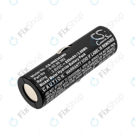 Bateria do Heine Beta Handles, Heine Ophthalmoscope Beta 200, 850mAh, Ni-MH, 3.6V, X-02.99.382, BATT/110904-A1, HQ