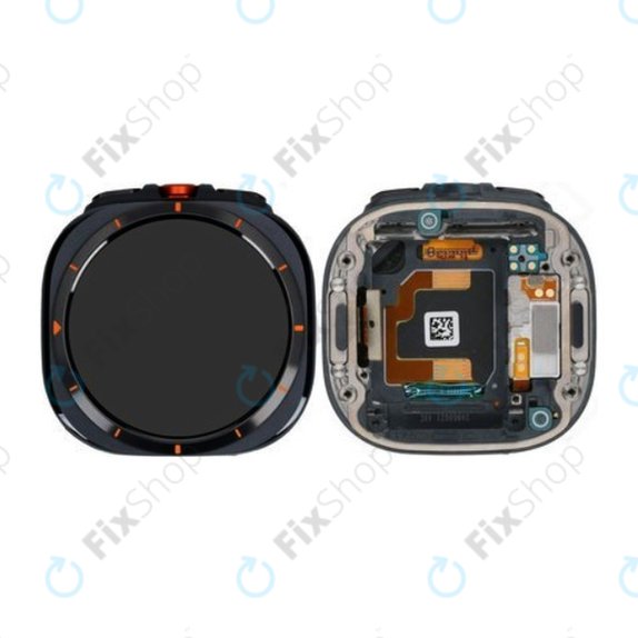 Wyświetlacz do Samsung Galaxy Watch Ultra (LTE) SM-L705U, Ekran dotykowy i ramka, GH82-35194A, Dark Grey, Genuine Service Pack