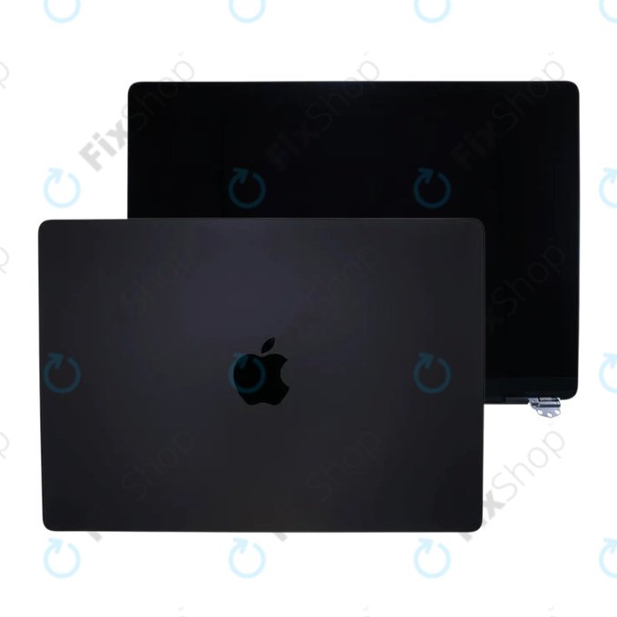 Wyświetlacz LCD do MacBook Pro 14", A3112, A3185 (2024), z przednim szkłem i pokrywą, Space Black, 661-41794, Genuine Apple