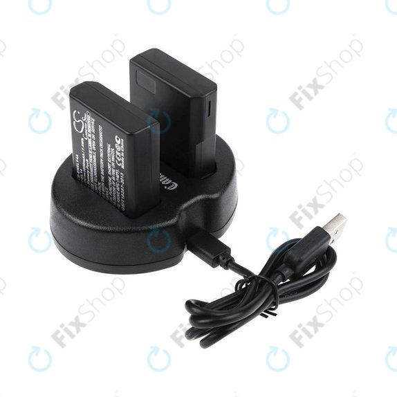 2 μπαταρίες με φορτιστή γιαNikon Coolpix P7000, P7700, D3100, D3200, D5100, 1030mAh, Li-Ion, 7.4V, EN-EL14, HQ