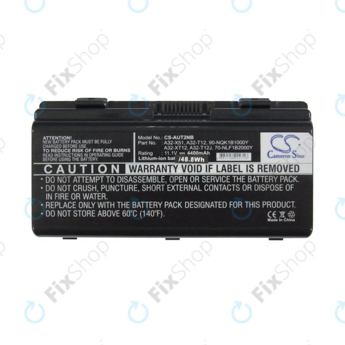 Bateria do Asus X51RL, T12Jg, T12C, X51L, 4400mAh, Li-Ion, 11.1V, A32-X51, HQ
