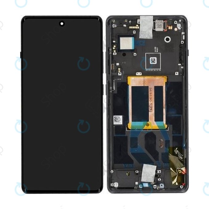 Wyświetlacz do OnePlus 12R, Ekran dotykowy z ramką, Iron Grey, 621029000157, Genuine Service Pack