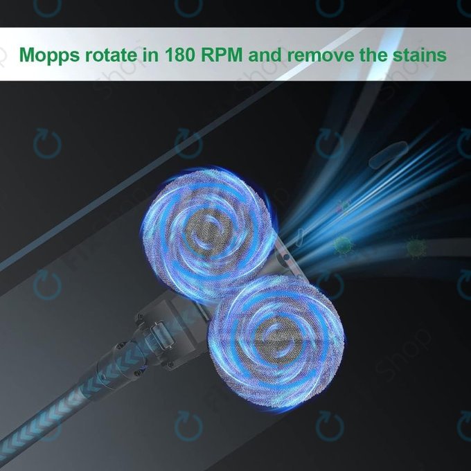 Elektryczna glowica mopujaca ze zbiornikiem na wode do Dyson V-series, Outsize