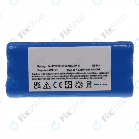 Bateria do Ecovacs Dibea ZN101, 0606004, Ni-MH, 14,4V 2500mAh