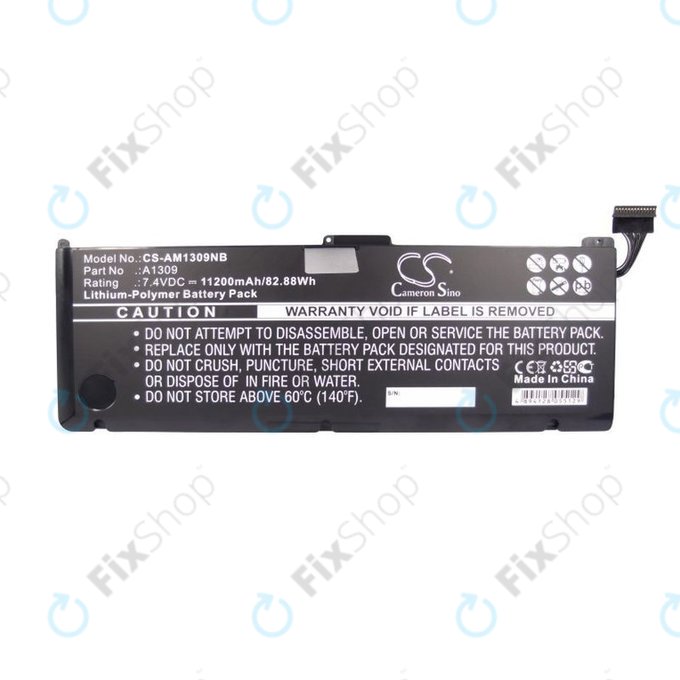 Bateria do MacBook Pro 17" A1297 (Early 2009 - Mid 2010), 11200mAh, HQ