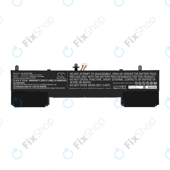 Bateria do Asus ZenBook 15 UX534FTC, Flip 15 UX563, 4500mAh, Li-Pol, 15.4V, C42N1839, HQ