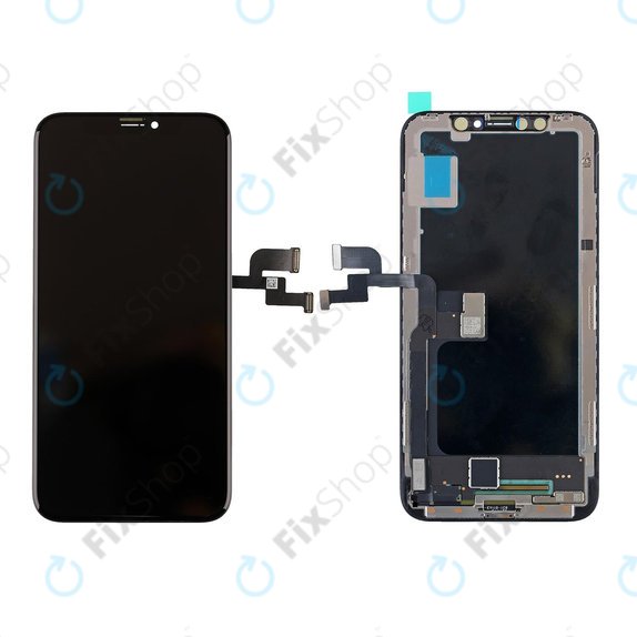 Wyświetlacz Hard OLED dla iPhone X, Ekran dotykowy z ramką, FixPremium