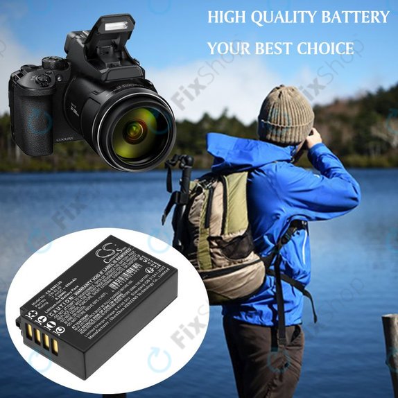 Bateria do Nikon Coolpix A, 850mAh, Li-Ion, 7.4V, EN-EL20, HQ