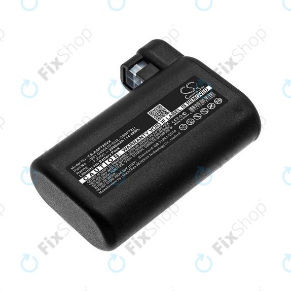 Bateria do AEG RX-seria, Electrolux E, P-seria, S91-0400410-SU2, OSBP72LI, OSBP72LI25, Li-Ion, 7,2V 2000mAh, HQ