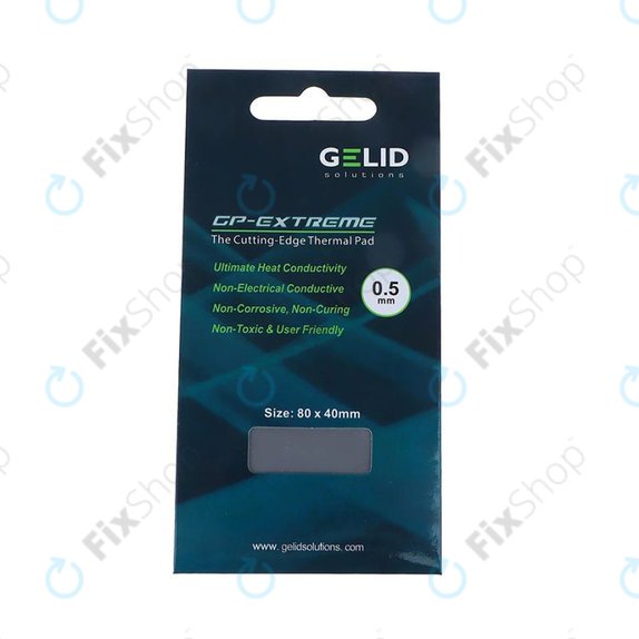 Podkładka termoprzewodząca GELID GP-Extreme, 12 W/mK, 80 × 40 × 0.5mm