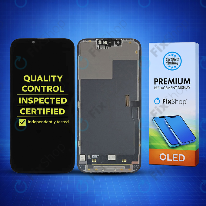 Wyświetlacz Hard OLED dla iPhone 13 Pro, Ekran dotykowy z ramką, FixPremium