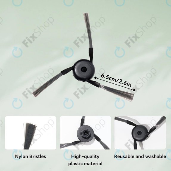 Szczotka boczna, 2 szt. do Xiaomi Dreame X50 Ultra, X40 Ultra, L40 Ultra, L40s Pro Ultra, Mova V50 Ultra, P60