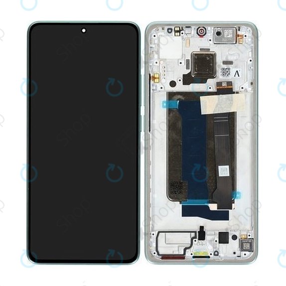 Wyświetlacz OLED do Xiaomi 15 5G, Ekran dotykowy z ramką, Zielony, Green