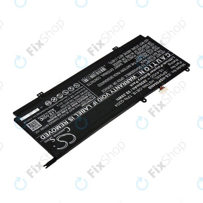Bateria do HP Spectre X360 13, 3850mAh, Li-Pol, 15.4V, HSTNN-OB1B, HQ