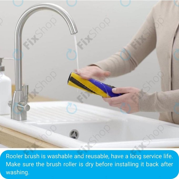 Szczotka glówna Slim Fluffy Soft Roller Cleaner Head do Dyson V15, Outsize