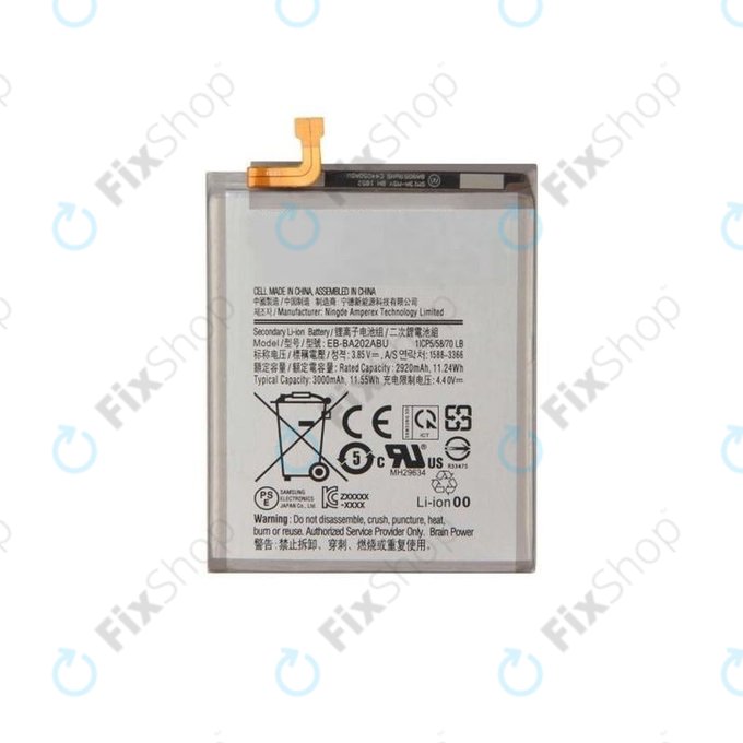 Bateria do Samsung A20e A202F, EB-BA202ABU, 3000mAh