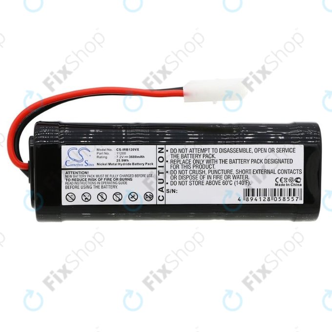 Bateria do iRobot Looj-seria, 11200, Ni-MH, 7,2V 3600mAh, HQ