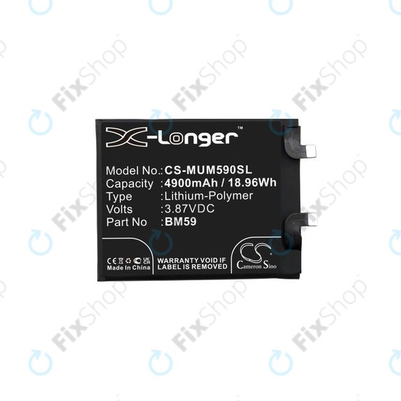Bateria do Xiaomi 11T, BM59, 4900mAh, HQ