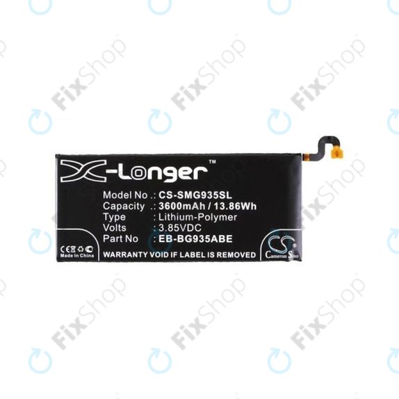 Bateria do Samsung S7 Edge G935F, EB-BG935ABE, 3600mAh, HQ