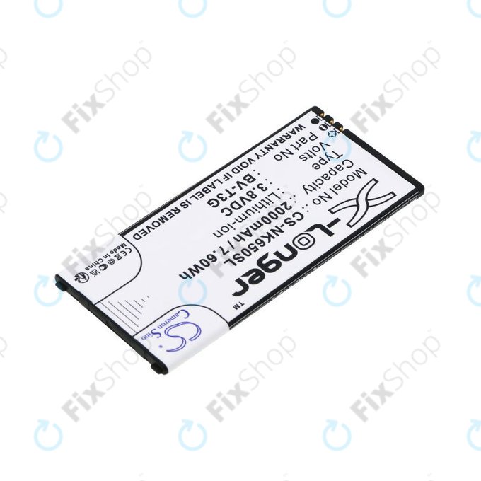 Bateria do Nokia Lumia 650, 2000mAh, Li-Ion, 3.8V, BV-T3G, HQ