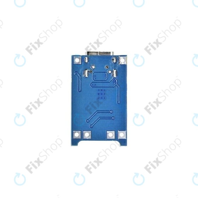 Moduł ładowania TP4056 do akumulatora Li-ion 18650, USB-C, 1 A