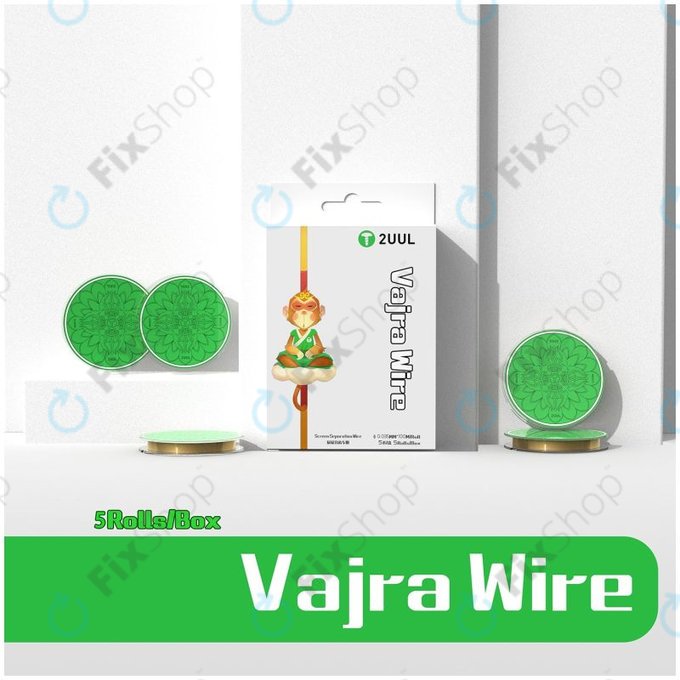 Ultra cienki drut do separacji LCD 0,035mm × 100 m, 5 szt., 2UUL Vajra Wire