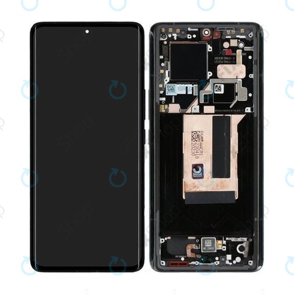 Wyświetlacz do Xiaomi 13 Ultra, Ekran dotykowy z ramką, Czarny, Black, 56000600M100, Genuine Service Pack