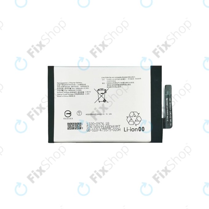 Bateria do Sony Xperia 10 II, SNYSV24, 3600mAh