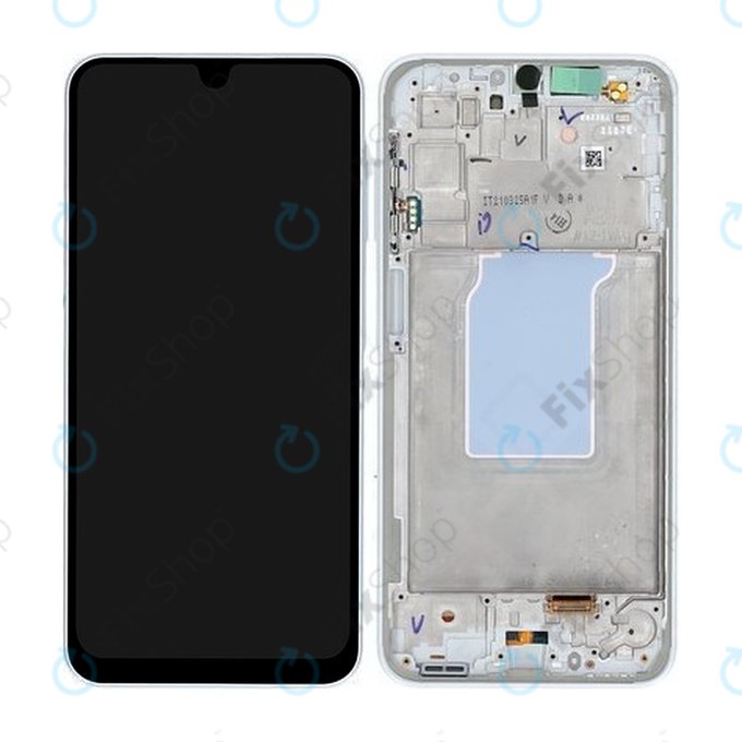 Wyświetlacz do Samsung Galaxy A26 A266E, Ekran dotykowy z ramką, Biały, White, GH82-37049B, Genuine Service Pack