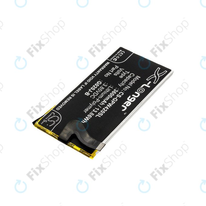 Bateria dla Google Pixel 4 XL, 3600mAh, Li-Pol, 3.85 V, G020J-B, HQ