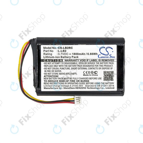 Bateria do Logitech MX1000, 1800mAh, Li-Ion, 3.7V, L-LB2, HQ