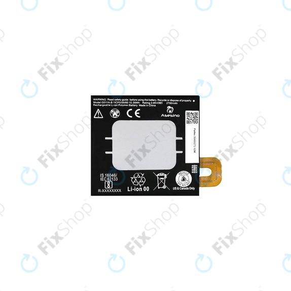 Bateria do Google Pixel 2 G011A, G011A-B, 2700mAh