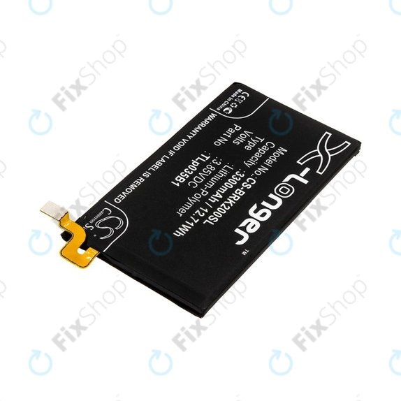Bateria do Blackberry BBF 100, 3300mAh, Li-Pol, 3.85V, TLp035B1, HQ