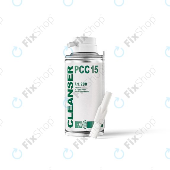 Profesjonalny czyścik PCB PCC15, 150 ml, spray ze szczotką