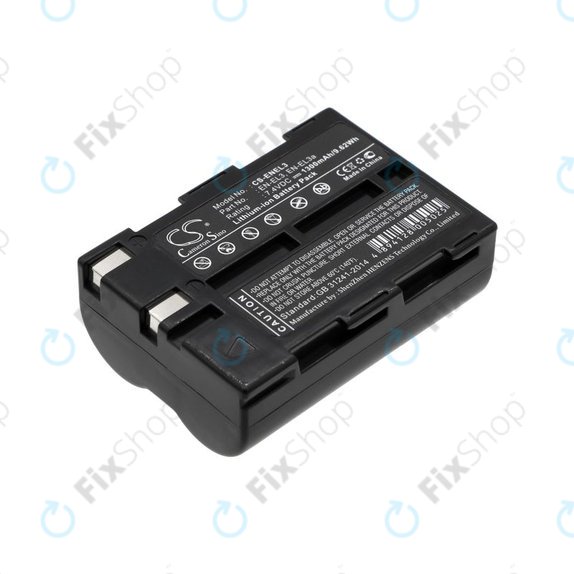 Bateria do Nikon D100, D50, D70, D70s, 1300mAh, Li-Ion, 7.4V, EN-EL3, HQ