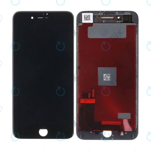 Wyświetlacz In-Cell dla iPhone 8 Plus, Black, Ekran dotykowy z ramką, FixPremium