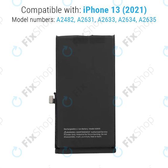 Bateria dla iPhone 13, 3227mAh