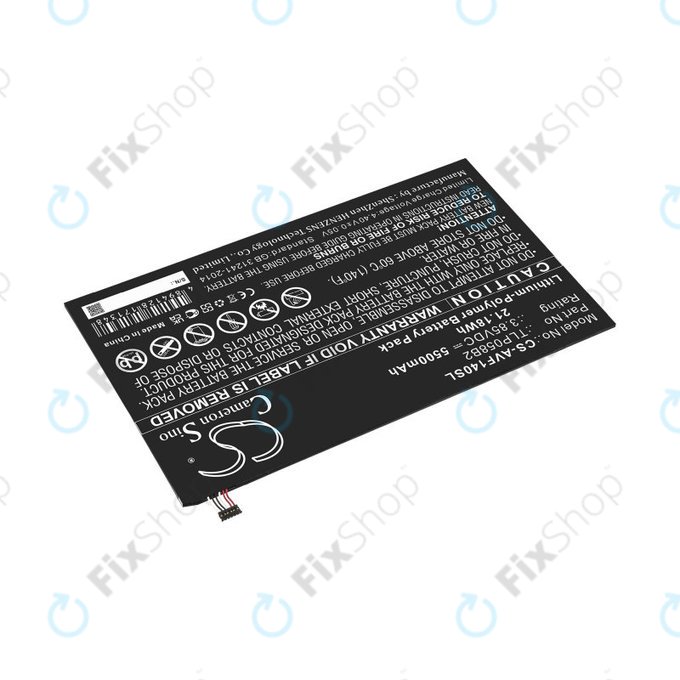 Bateria do Vodafone Tab Prime 7, 5500mAh, Li-Pol, 3.85V, TLP058B2, HQ