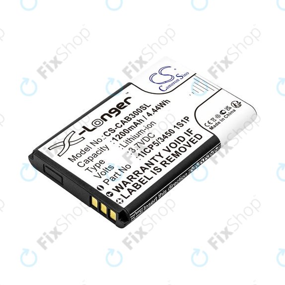 Bateria do Cat B30, 1200mAh, Li-Ion, 3.7V, 1ICP5/3450 1S1P, HQ
