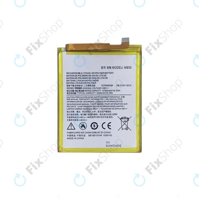 Bateria do Motorola Moto G200 XT2175, MB50, 5000mAh