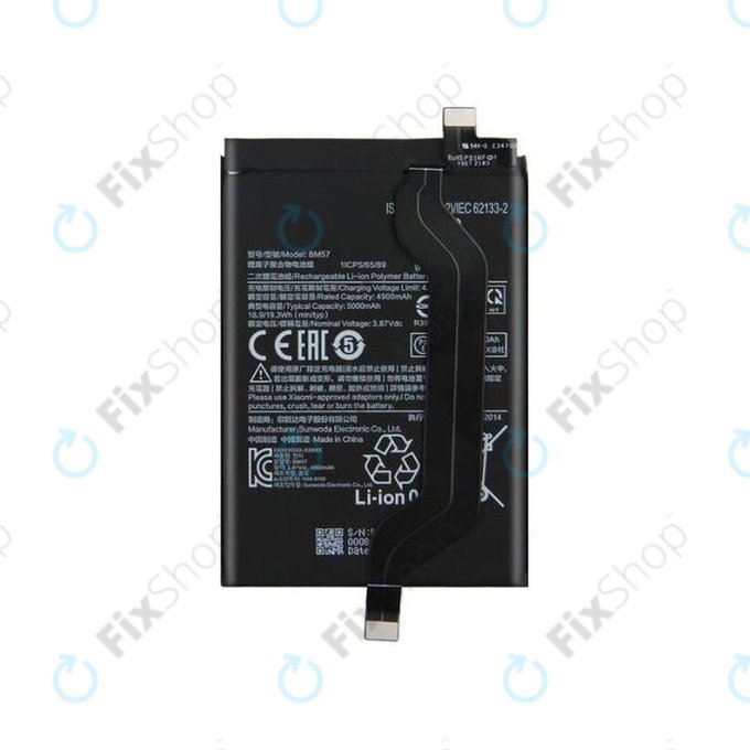 Bateria do Xiaomi Redmi Note 10 Pro 5G, BM57, 5000mAh