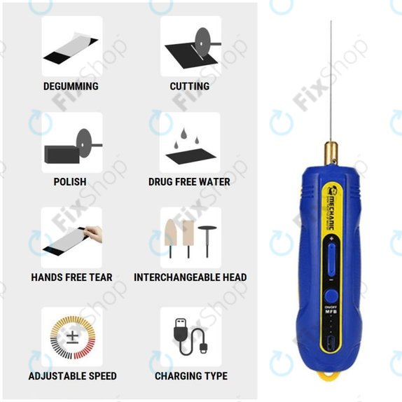 Narzędzie do usuwania kleju 6w1, Mechanic iR10 Pro