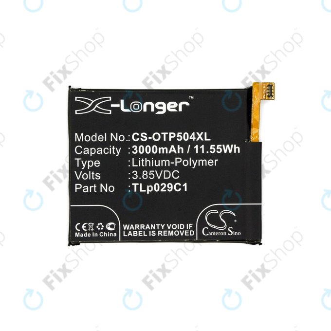 Bateria do Blackberry Key2 LE, TLP029C1, 3000mAh, HQ