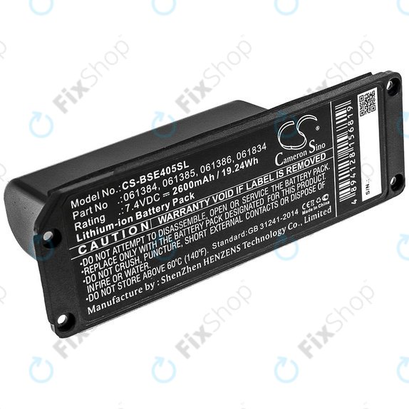 Bateria do Bose 413295, SoundLink Mini, 2600mAh, Li-ion, 7.4V, 061384, HQ