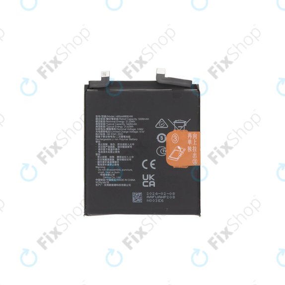 Bateria do Honor Magic6 Pro, HB566880EHW, 5600mAh