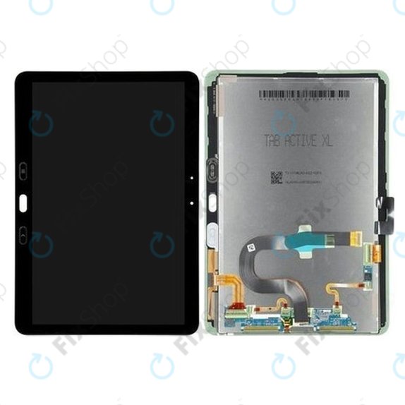 Wyświetlacz do Samsung Tab Active Pro T545, Ekran dotykowy bez ramki, GH82-21303A, Czarny, Black, Genuine Service Pack