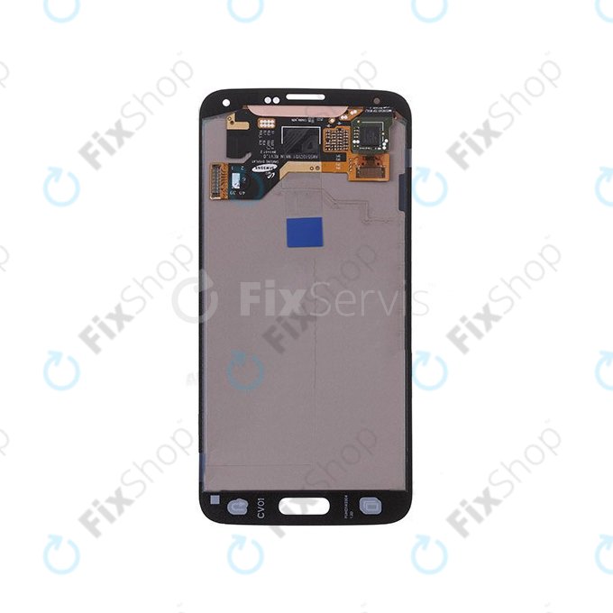 Wyświetlacz z ekranem dotykowym do Samsung S5 Mini G800F, GH97-16147A, Charcoal Black, Genuine Service Pack